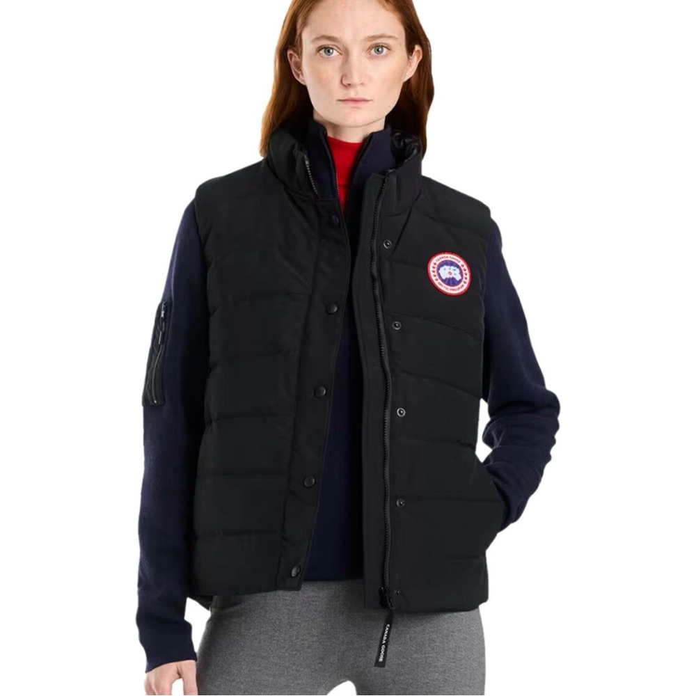 CANADA GOOSE Freestyle Black Puffer Vest